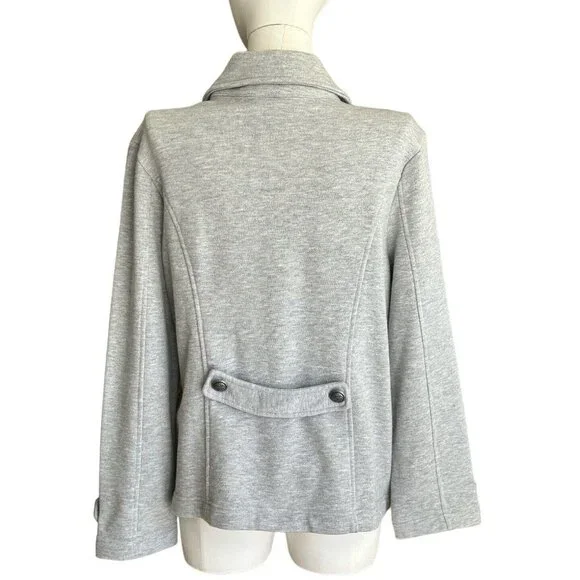Vintage Talbots Petites Collared Button Up Long Sleeve Jacket Pockets Sz PM - Picture 4 of 13